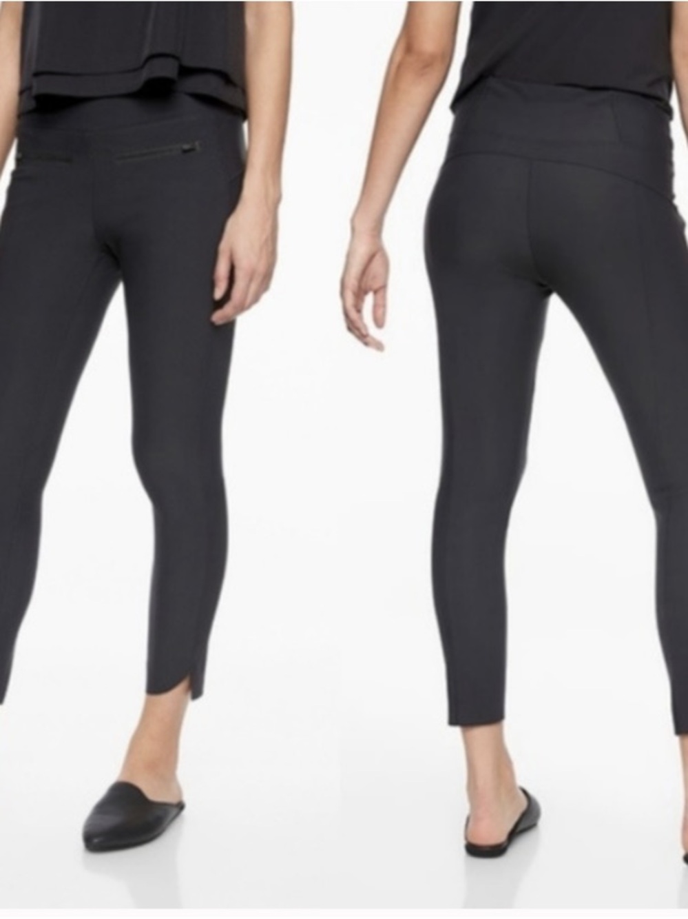 Athleta Stellar Crop Pant - Women’s Medium - Black